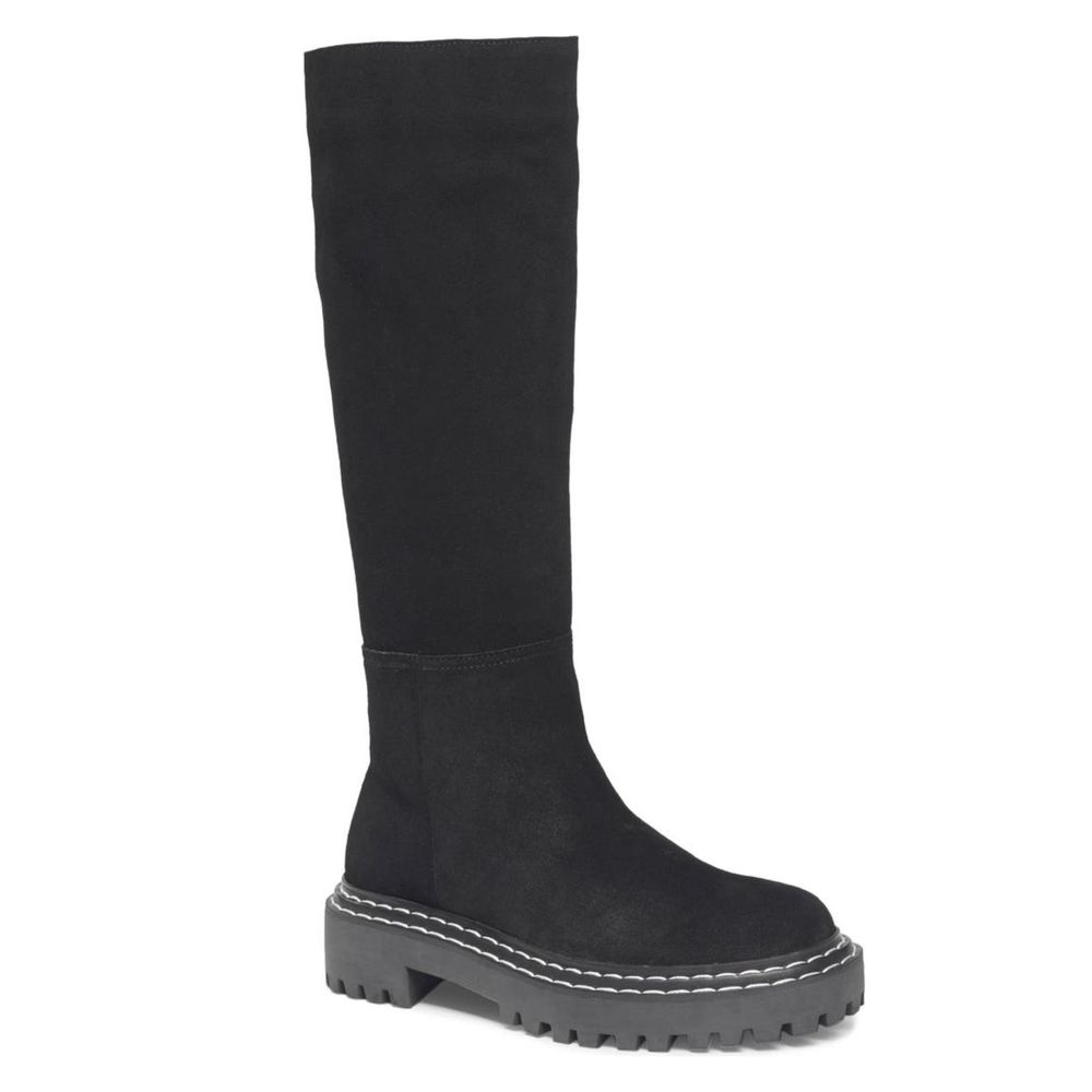 NWOT Splendid Amalia Knee High Lugged Boot Black Size 8